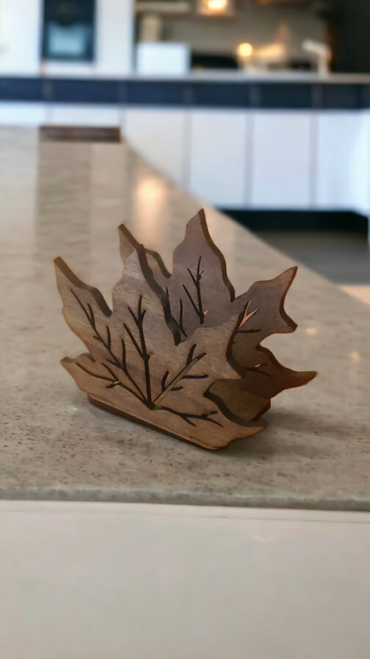 Maple Leaf Napkin Holder