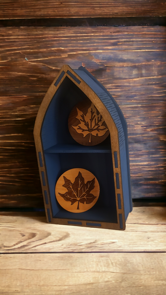 Rowboat Shelf, 2 sizes, wall mount or tabletop, choose your color