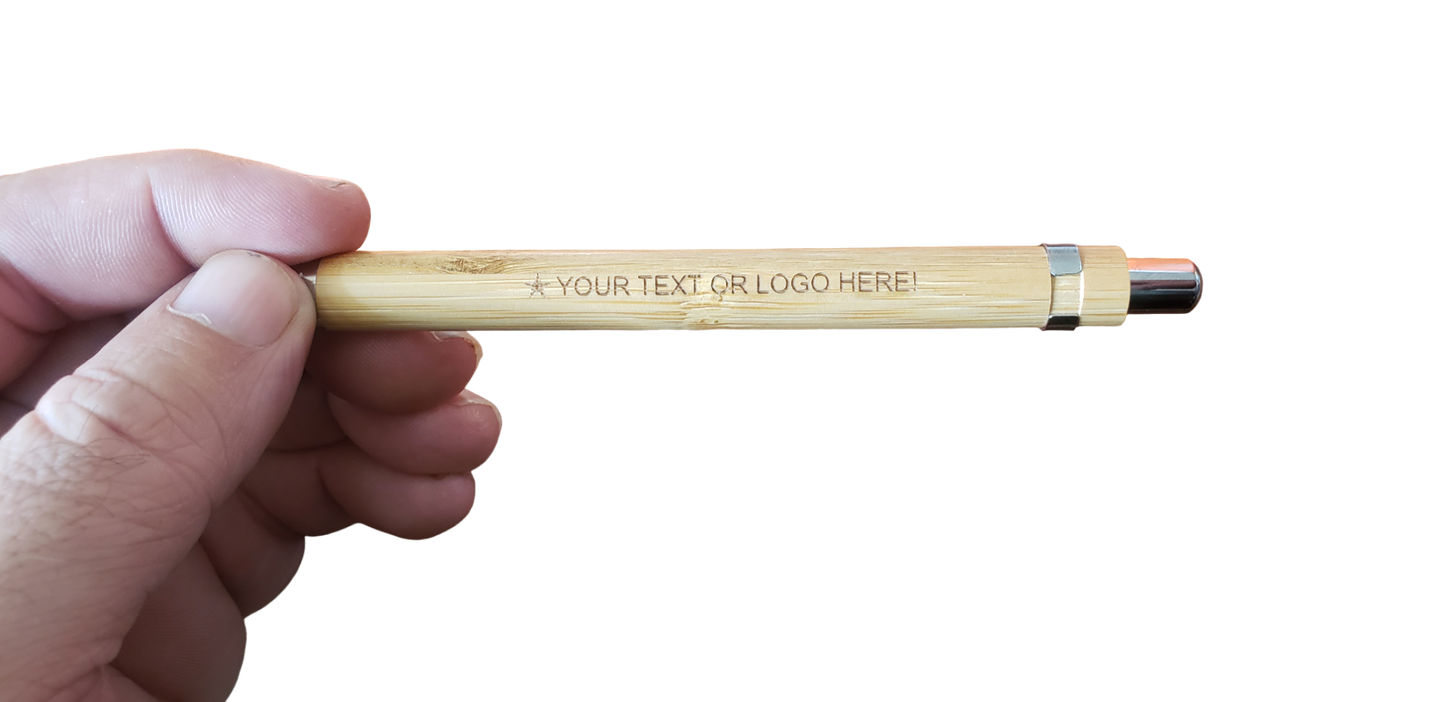 Personalized Bamboo Pen Set