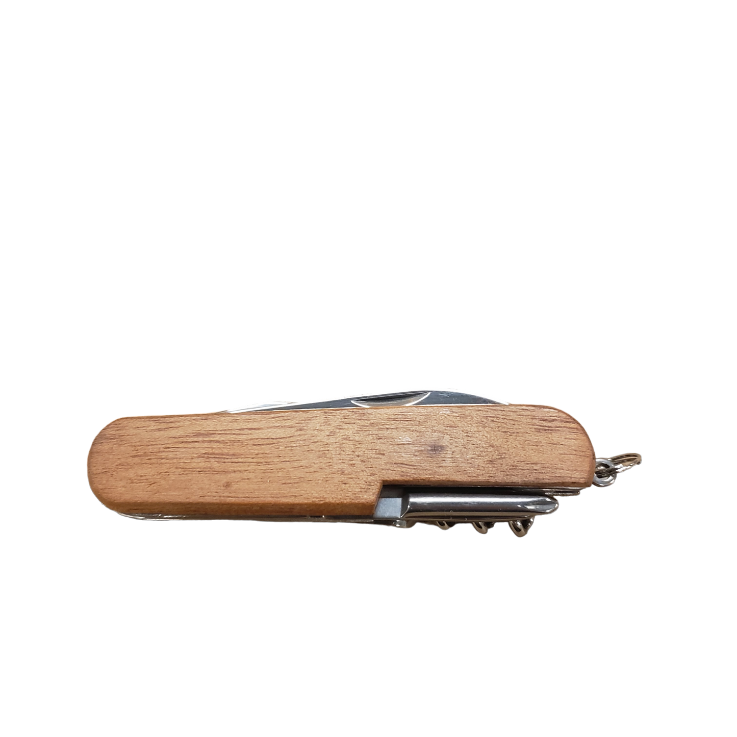 Personalized 3 1/2" Wooden 8-Function Multi-Tool Pocket Knife