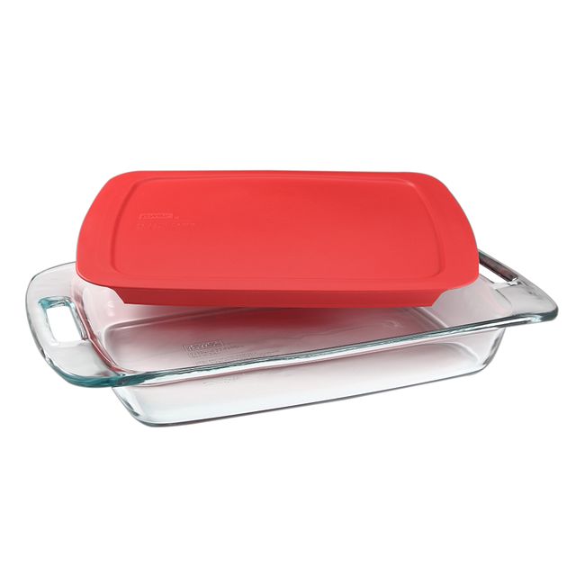 Monogrammed Pyrex Easy Grab 9x13 pan with lid